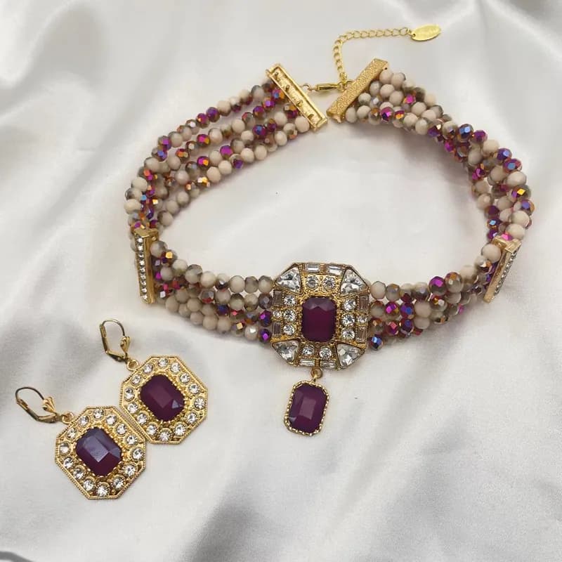 ras de cou avec le boucle  - 1