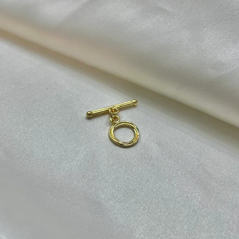 Férmoir motif plaque Or